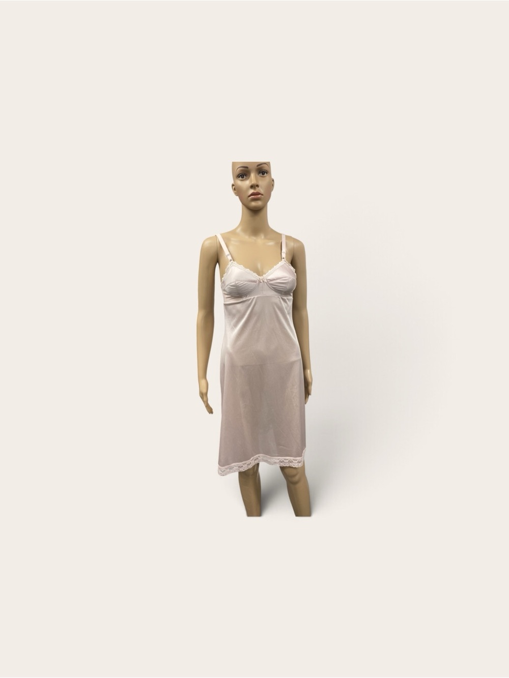 Light Pink Lace-Trim Slip Dress - Women Intimates